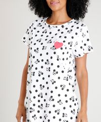 Camisola-Feminina-Mickey-Estampada-com-Bolso-Manga-Curta-Off-White-9419666-Off_White_3