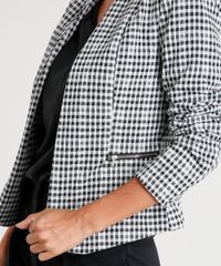 Blazer-Feminino-Estampado-Xadrez-Vichy-com-Ziper-Preto-9382143-Preto_4