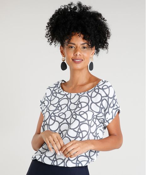 Blusa-Feminina-Estampada-de-Corda-Manga-Curta-Decote-Redondo-Branca-9437110-Branco_1