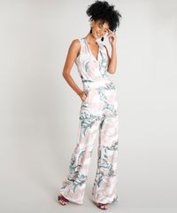 Macacao-Longo-Feminino-Estampado-Animal-Floral-com-Decote-V-Rose-9376281-Rose_1