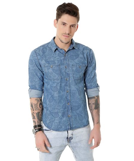 Camisa-Jeans-Etnica-Azul-Medio-8365825-Azul_Medio_1 Camisa-Jeans-Etnica-Azul-Medio-8365825-Azul_Medio_1