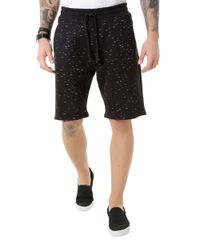 Bermuda-Relaxed-em-Moletom-Estampada-Preta-8399189-Preto_1