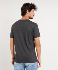 Camiseta-Masculina-Basica-Manga-Curta-Gola-V-Cinza-Mescla-Escuro-8481346-Cinza_Mescla_Escuro_2