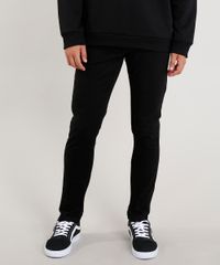 Calca-de-Sarja-Masculina-Slim-Preta-8250529-Preto_1