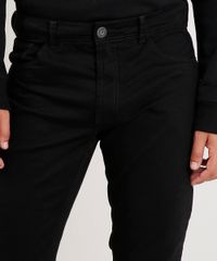 Calca-de-Sarja-Masculina-Slim-Preta-8250529-Preto_2