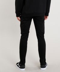 Calca-de-Sarja-Masculina-Slim-Preta-8250529-Preto_4