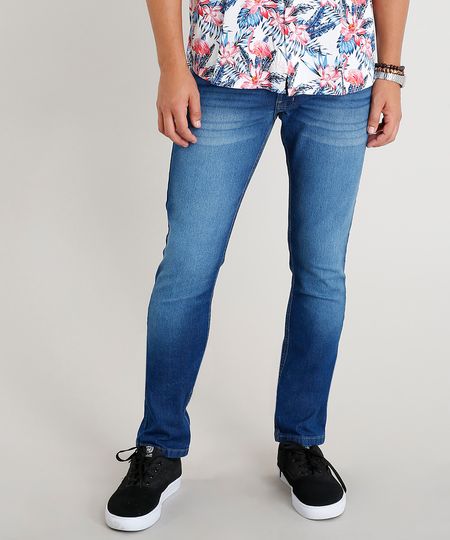 Calca-Jeans-Masculina-Slim-com-Bolsos-Azul-Medio-9134512-Azul_Medio_1 Calca-Jeans-Masculina-Slim-com-Bolsos-Azul-Medio-9134512-Azul_Medio_1