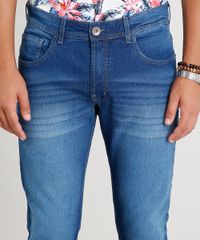 Calca-Jeans-Masculina-Slim-com-Bolsos-Azul-Medio-9134512-Azul_Medio_2