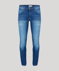 Calca-Jeans-Masculina-Slim-com-Bolsos-Azul-Medio-9134512-Azul_Medio_5