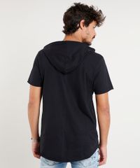 Camiseta-Masculina-Longa--Come-Back-Later--com-Capuz-Manga-Curta-Preta-8922264-Preto_2
