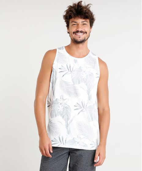 Regata-Masculina-Estampada-de-Folhagem-Gola-Redonda-Off-White-9391481-Off_White_1