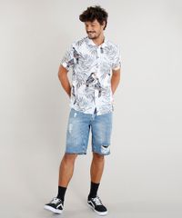 Camisa-Masculina-Estampada-de-Tucanos-Manga-Curta-Branca-9398331-Branco_3