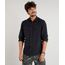 Camisa-de-Sarja-Masculina-com-Bolsos-Manga-Longa-Preta-9393925-Preto_1