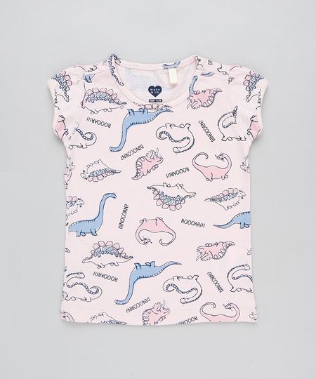 Blusa-Infantil-Estampada-de-Dinossauros-Manga-Curta-Decote-Redondo-Rose-9441053-Rose_1