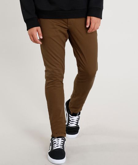 Calca-de-Sarja-Masculina-Chino-Skinny-Caramelo-9250047-Caramelo_1