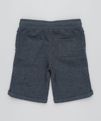 Bermuda-Infantil-Basica-em-Moletom-com-Bolsos-Cinza-Mescla-Escuro-9260488-Cinza_Mescla_Escuro_2