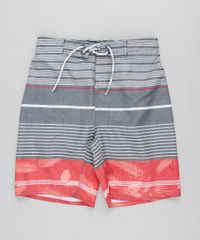 Bermuda-Surf-Infantil-Listrada-com-Cordao-Chumbo-9438856-Chumbo_1