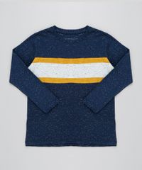 Camiseta-Infantil-Manga-Longa-Com-Recorte-Contrastante-Gola-Careca-Azul-Marinho-9433331-Azul_Marinho_1