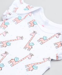 Conjunto-Infantil-de-Body-Girafa-Sem-Manga-Branco---Short-em-Moletom-Rosa-9201693-Rosa_4