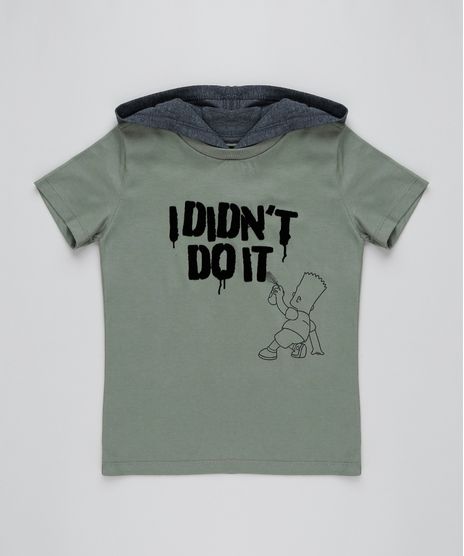 Camiseta-Infantil-Bart-Simpson-com-Capuz-Manga-Curta-Verde-Militar-9431223-Verde_Militar_1