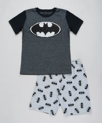 Pijama-Infantil-Batman-com-Paete-Dupla-Face-Manga-Curta-Cinza-Mescla-Escuro-9418596-Cinza_Mescla_Escuro_1