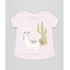 Blusa-Infantil-Lhama-com-Pelo-Manga-Curta-Decote-Redondo-Rosa-Claro-9425975-Rosa_Claro_1
