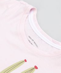 Blusa-Infantil-Lhama-com-Pelo-Manga-Curta-Decote-Redondo-Rosa-Claro-9425975-Rosa_Claro_5