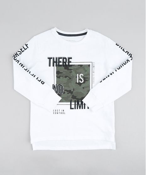 Camiseta-Alongada-Infantil--There-is-No-Limits--Manga-Longa-Gola-Careca-Off-White-9428383-Off_White_1