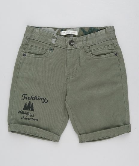 Bermuda-Color-Infantil-Reta--Trekking--Verde-Militar-9431445-Verde_Militar_1