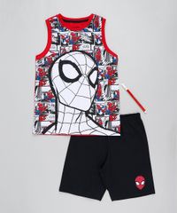 Pijama-Infantil-Homem-Aranha-Regata---Canetinha-Vermelho-9418595-Vermelho_1