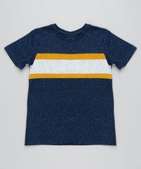 Camiseta-Infantil-Manga-Curta-Com-Recorte-Contrastante-Gola-Careca-Azul-Marinho-9433330-Azul_Marinho_1