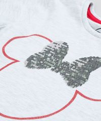 Pijama-Infantil-Minnie-com-Paete-Dupla-Face-Manga-Curta-Cinza-Mescla-9418635-Cinza_Mescla_4