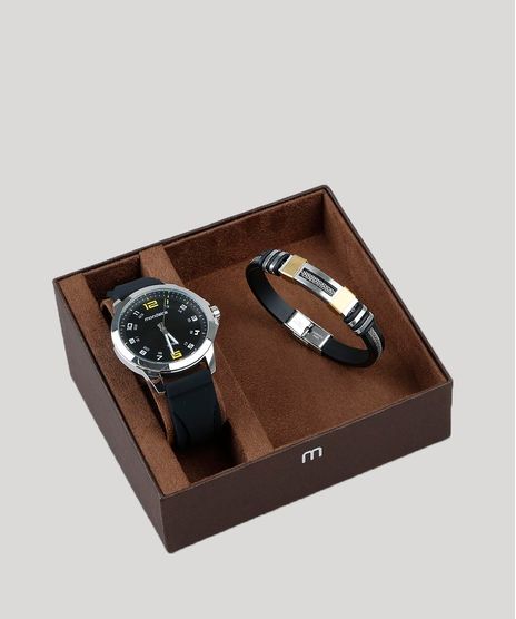 Kit-de-Relogio-Analogico-Mondaine-Masculino---Pulseira---99349G0MVNI3K-Prateado-9399184-Prateado_1