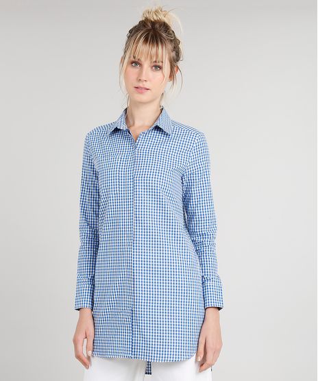 Chemise-Feminino-Mindset-Estampado-Xadrez-Vichy-com-Linho-Manga-Longa-Azul-9385665-Azul_1