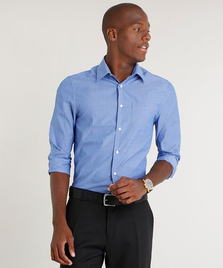 Camisa-Masculina-Comfort-Listrada-com-Bolso-Manga-Longa-Azul-8456492-Azul_1 Camisa-Masculina-Comfort-Listrada-com-Bolso-Manga-Longa-Azul-8456492-Azul_1