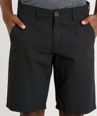 Bermuda-Masculina-Reta-Estampada-Mini-Print-Preta-8677103-Preto_2
