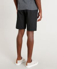 Bermuda-Masculina-Reta-Estampada-Mini-Print-Preta-8677103-Preto_4
