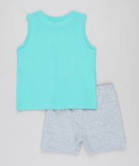 Conjunto-Infantil-de-Regata-Dinossauro-Verde-Agua---Bermuda-em-Moletom-Cinza-Mescla-9294968-Cinza_Mescla_2