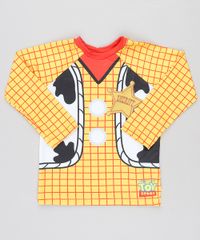 Camiseta-de-Praia-Infantil-Woody-Toy-Story-Manga-Longa-com-Protecao-UV50--Amarela-9430863-Amarelo_1
