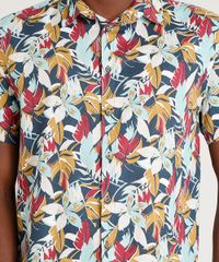 Camisa-Masculina-Relaxed-Estampada-de-Folhagem-Manga-Curta-Azul-Marinho-9397504-Azul_Marinho_4