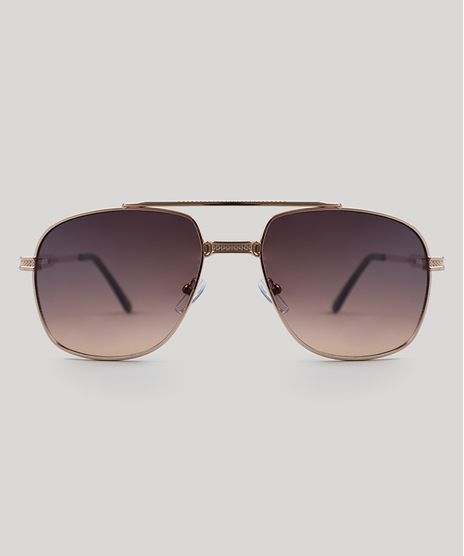 Oculos-de-Sol-Quadrado-Masculino-Oneself-Dourado-9505040-Dourado_1