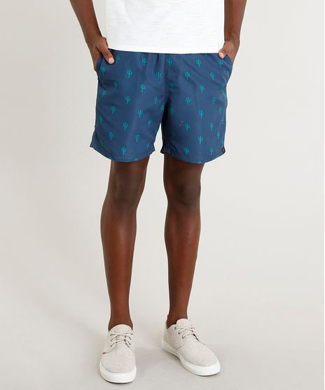 Short-Masculino-Estampado-de-Cactos-Azul-Marinho-9439735-Azul_Marinho_1