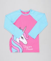 Blusa-de-Praia-Infantil-Unicornio-Raglan-com-Babado-Manga-Longa-com-Protecao-UV50--Pink-9426351-Pink_1
