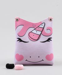 Bolsa-Infantil-Unicornio-com-Strass---Elasticos-de-Cabelo-Rosa-Claro-9442522-Rosa_Claro_1
