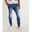 Calca-Jeans-Masculina-Jogger-com-Cordao-Azul-Medio-9382196-Azul_Medio_1