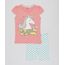 Conjunto-Infantil-de-Blusa-Unicornio-Manga-Curta-Coral---Bermuda-Estampada-de-Coracoes-Azul-Claro-9447901-Azul_Claro_1