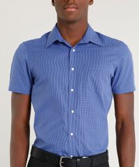 Camisa-Masculina-Comfort-Estampada-Xadrez-com-Bolso-Manga-Curta-Azul-9249073-Azul_4