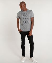 Camiseta-Masculina-Slim-Fit--Botanical--Manga-Curta-Gola-Careca-Cinza-9413018-Cinza_3