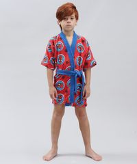 Roupao-Infantil-Atoalhado-Estampado-Homem-Aranha-Vermelho-9386653-Vermelho_3