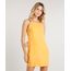 Vestido-Feminino-Curto-com-Abertura--Mostarda-9447381-Mostarda_1
